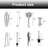 10 Piece Bartender Kit - Bar Tool Set Cocktail Shaker Set -  Bamboo Stand