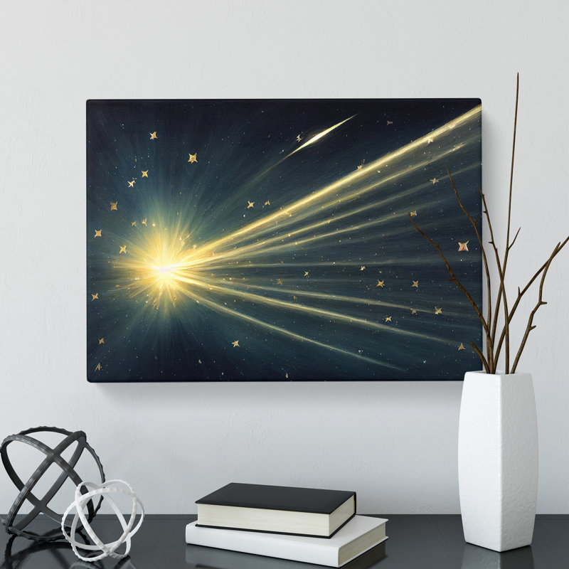 Shooting Star Vol.1 - Wrapped Canvas, 35cm H x 50cm W x 3cm D