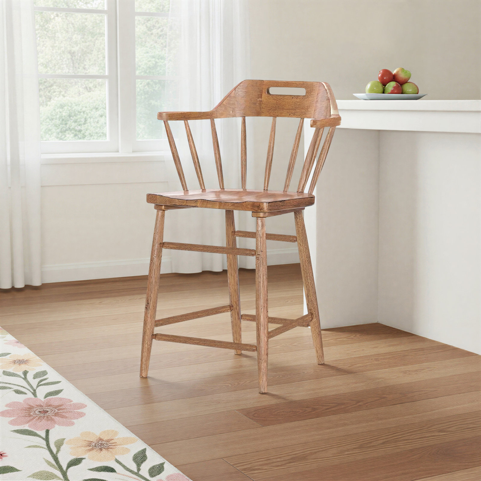 Country Living 24" Bar Stool, Brown