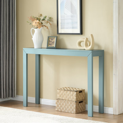 Modern Console Table for Entryway or Living Room, Narrow Sofa Table with Sleek Rectangular Design for Hallway or Behind Couch