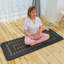 Tapis chauffant à infrarouge lointain Acada avec tourmaline et jade, grand coussin chauffant pour pierres précieuses de 59,1 po x 23,6 po pour soulager la fatigue et détendre votre corps, température et minuterie réglables, 110 V