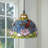 1-Light Mini Stained Glass Pendant Light