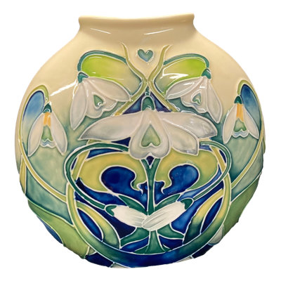 Old Tupton Ware Snowdrop Braxley Table Vase