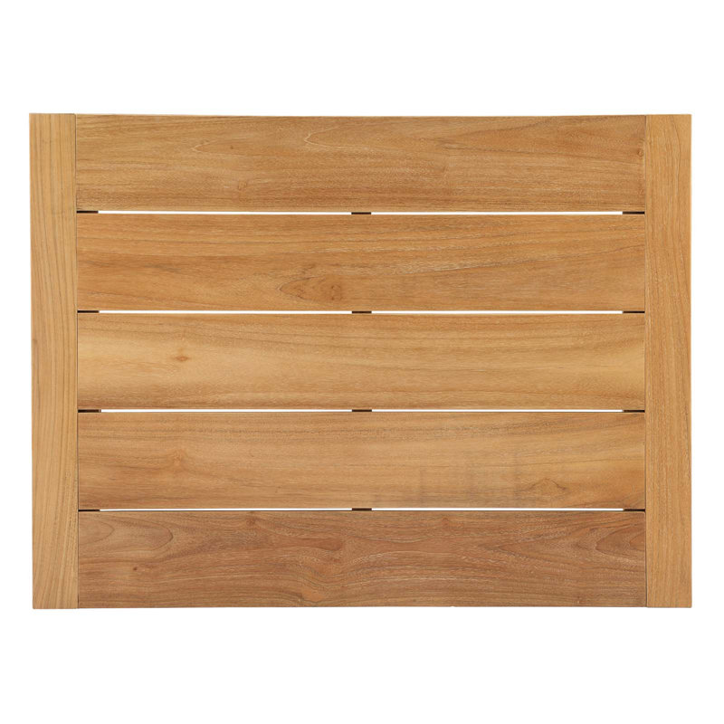 Ensemble de patio extérieur en teck 4 pièces Modway Upland