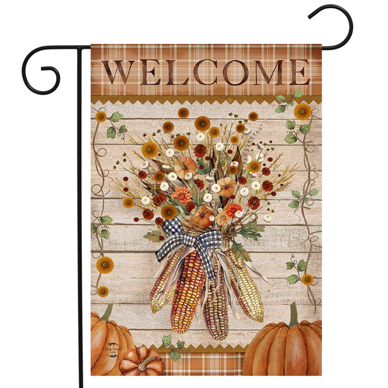Drapeau de jardin « Maïs d'automne » 12x18