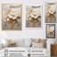 «Beige Simplicity In Petals I» sur impression sur toile-97038687-97038688
