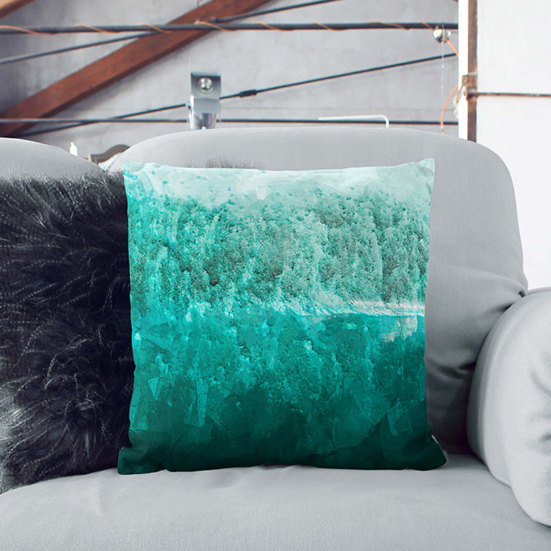 Square Throw Cushion, 40cm H x 40cm W x 15cm D