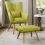 Hraztan Upholstered Accent Chair with Footstool-1505503789