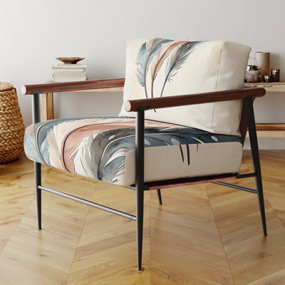 Chaise d'appoint Boho Feather - Fauteuil Free Spirit Feathers II