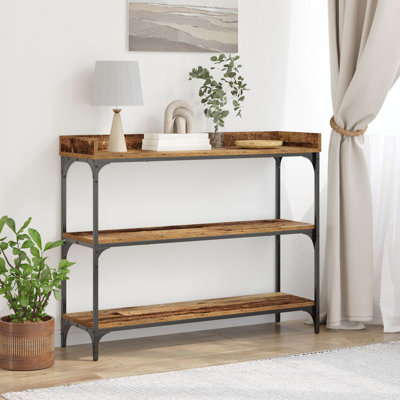 100cm Solid Wood Top Console Table