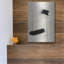 «Black & Neutral Abstract 8» par Petals Prints Design, art mural en métal-44650005