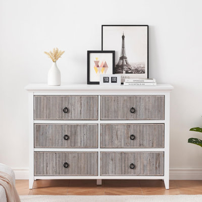 Commode double 6 tiroirs Odran