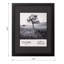 Cadre photo mural de table 8 x 10 de Gallery Solutions avec double passe-partout noir pour photo 5 x 7-99838332-99838333