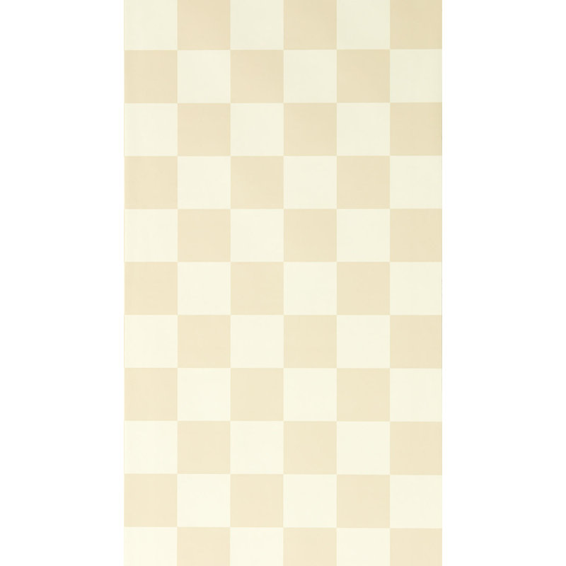 Henry Holland Checkered Non-Woven Wallpaper Double Roll, Oatmeal