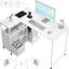L-Shaped Iron Computer Desk