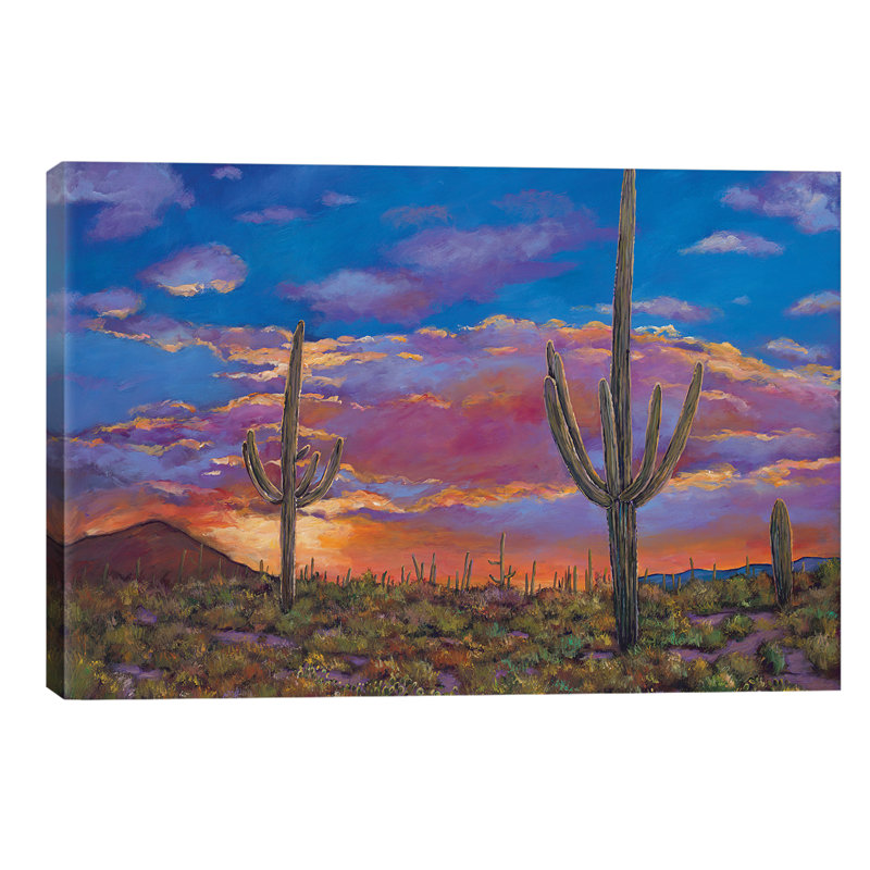 Southern Arizona Evening by Johnathan Harris - Wrapped Canvas Painting, 152.5 cm H x 101.5 cm W