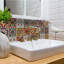 4'' W x 4'' L Vinyl Peel and Stick Mosaic Tile