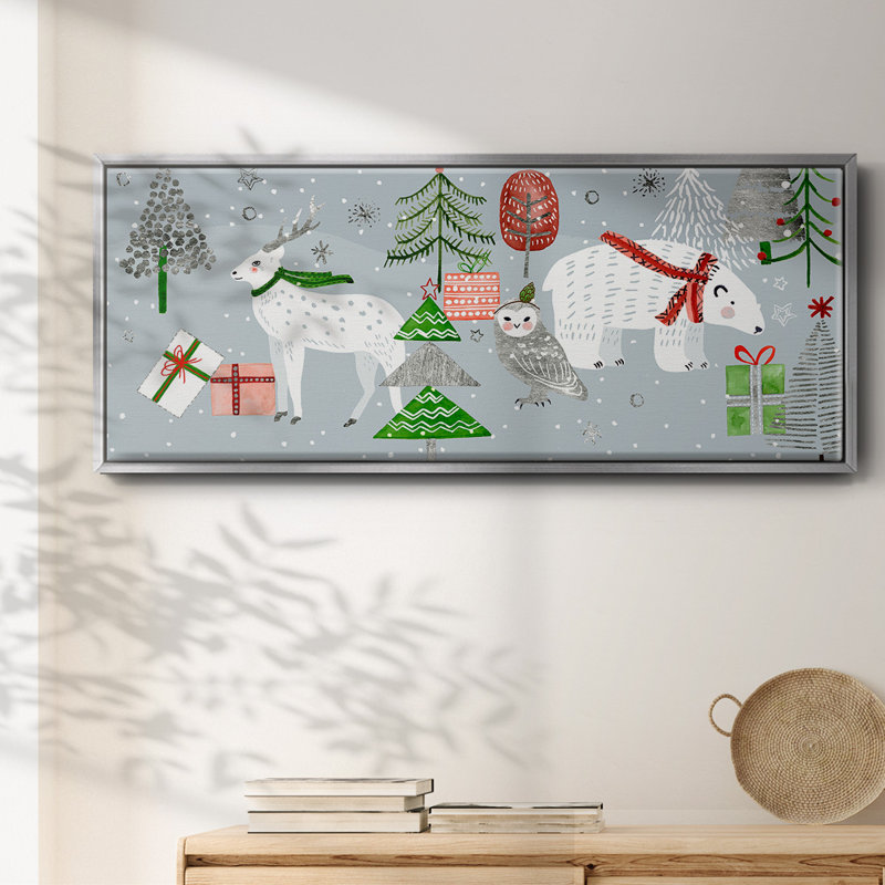 Collection Stars & Snowflakes - toile encadrée, H 20 po x l 50 po