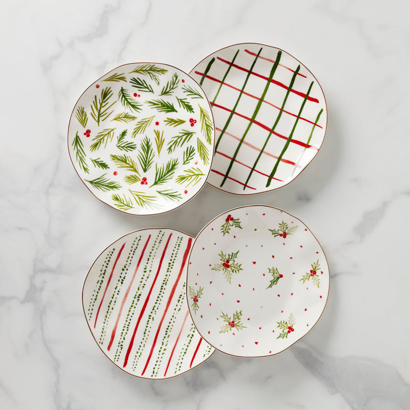 Assiettes à dessert Bayberry, ensemble de 4