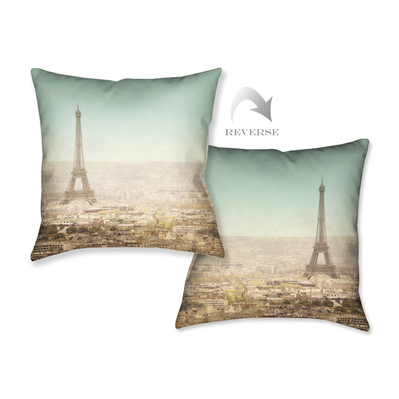 Engle Deer In Snowfall Throw Pillow