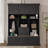 Hall Tree with Bench,Coat Rack,6 Drawers,3 Cabinets,for Hallway,Entryway,Living Room,Mudroom-2076685658