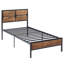 Structure de lit en acier 39,4 po-88692483