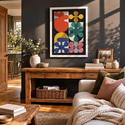 Geometric Florals Modern - Print