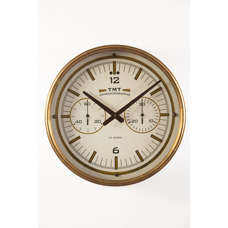 Beaudreult Metal Wall Clock
