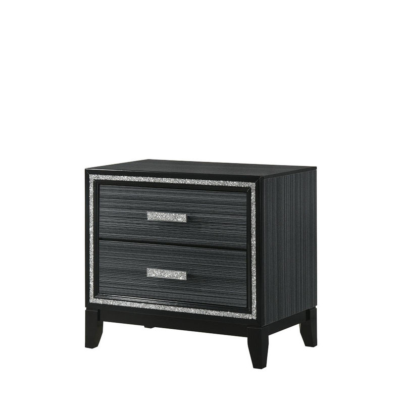 Table de chevet Haiden, Noir
