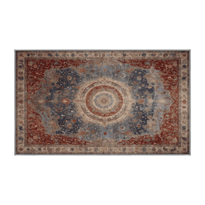 Machine Washable Gray Area Rug