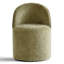 Chaise roulante rembourrée roulante en chenille avec roulettes cachées (ensemble de 2)-1970465681