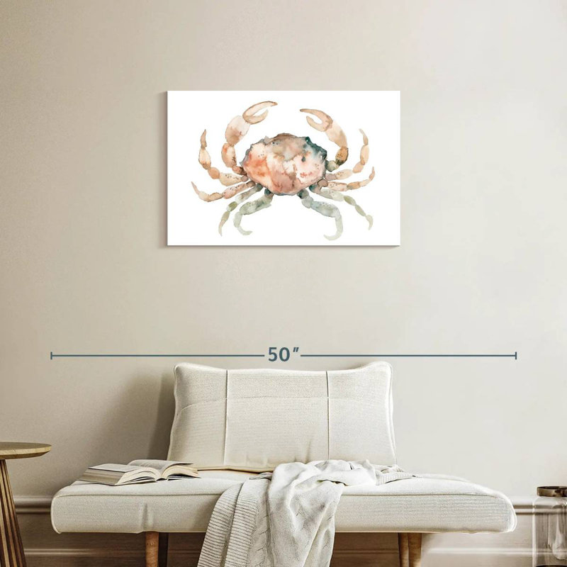 Brampt White Crab, 20" H x 30" W