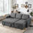 Reversible Sectional Sofa with Pull Out Bed and Storage For Limited Spaces-111009469
