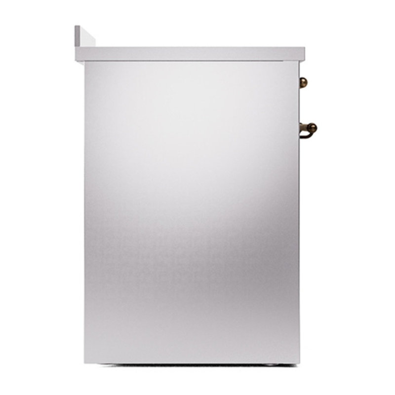 ILVE Nostalgie II 30 in Induction Range, Stainless Steel/Bronze