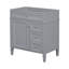 Meuble-lavabo de salle de bain de 30 po sans lavabo supérieur, armoire de rangement moderne avec 2 tiroirs et un tiroir rabattable (BASSIN INCLUS)
