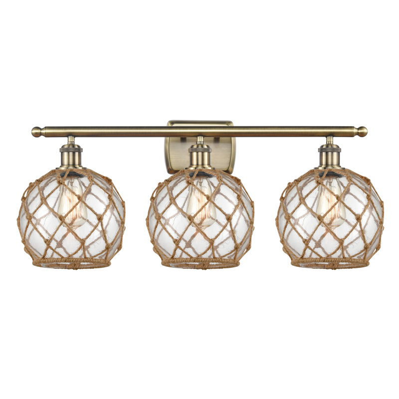 Éclairage pour meuble-lavabo à intensité variable Lovisa, Transparent, DEL, 3 lumières