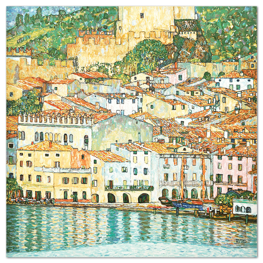 Kunstdruck Malcesine Sul Garda von Gustav Klimt