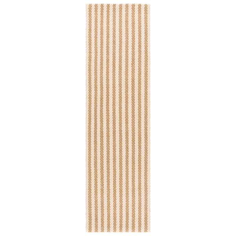 Natural Fiber 528 Sisal Striped Rug, Runner 2'3" x 8'