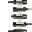 9 Bottle Wall Mount Wine Organizer, White