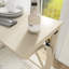 Ensemble de table de salle à manger 3 pièces à hauteur de bar en bois massif avec port USB-106678197-106678199
