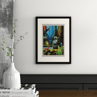 Yoda Framed Graphic Art Print Framed by Star Wars - Single Picture Frame Print