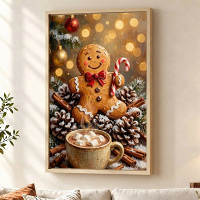 " Gingerbread Cookies And Cocoa "