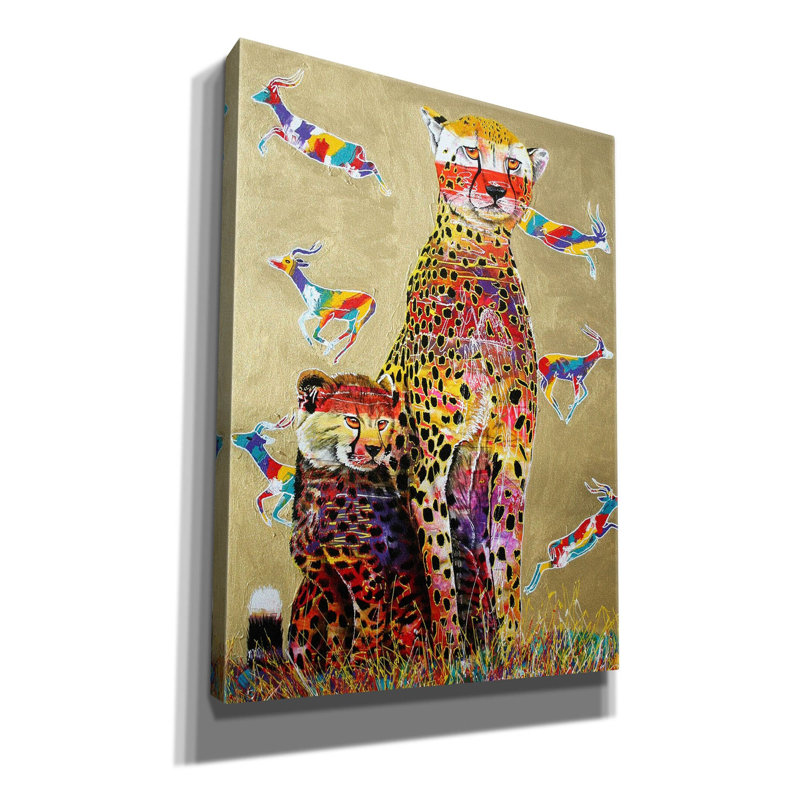 Sur toile, H 54 po x l 40 po x P 1,5 po