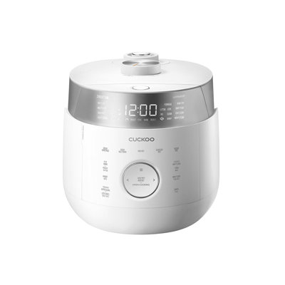 CUCKOO Twin Pressure Rice Cooker 6-Cup Uncooked / 12-Cup Cooked with Induction Heating Technology, 20 Menu Modes with Voice Guide, Versatile Rice Maker Multi-Cooker & Pressure Cooker (CRP-LHTR0609FW)