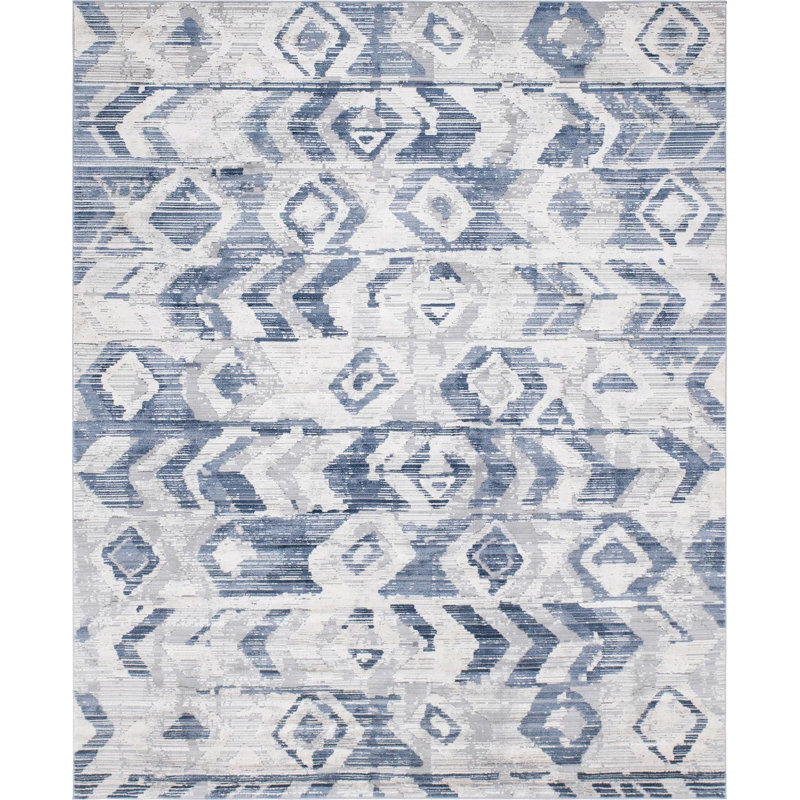 Geometric Indoor Rug, Rectangle 8' x 10'