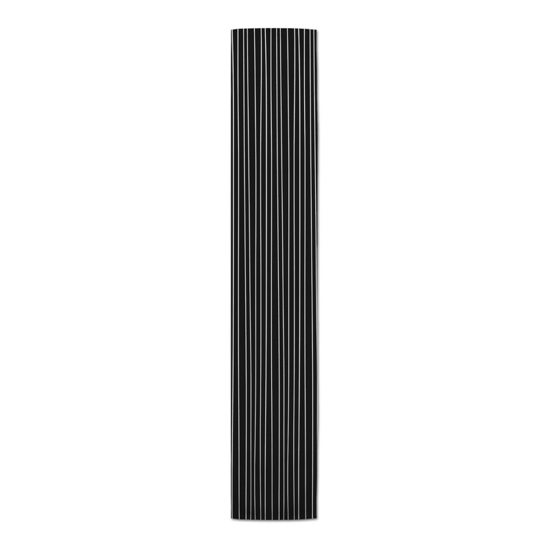 Chemin de table Pantanella, 90 po x 16 po, Noir