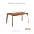 Rectangular with Solid Wood Base Dining Table-758524873