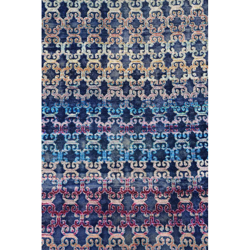 Silk Treasures One-of-a-Kind Rectangle 7'10" X 10'6" Area Rug