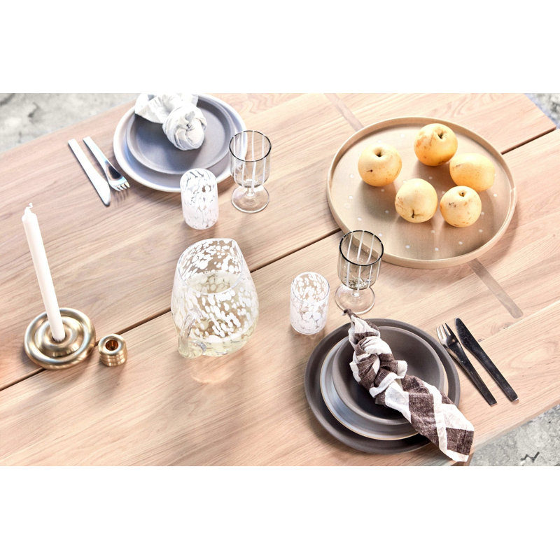 Yuka Handmade Earthenware Appetizer Plate, Ivory
