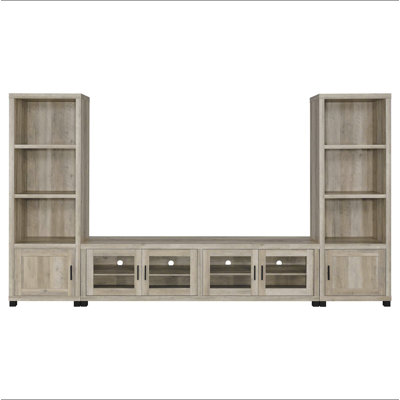 Heron Antique Pine 3-piece TV Entertainment Center